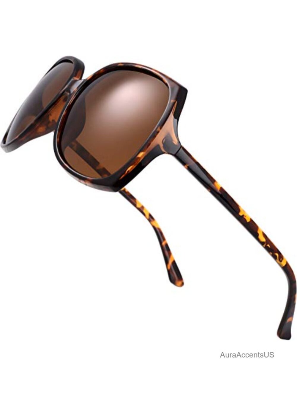 Oversized Square Cat Eye Butterfly Sunglasses Polarized UV Protection